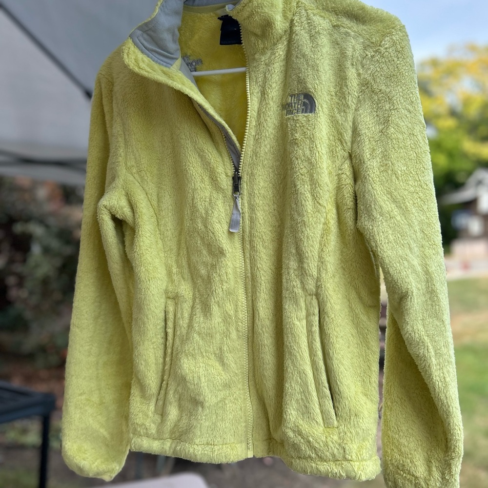 The North Face Light Yellow Fleece Jacket